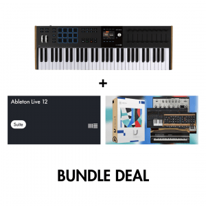 Arturia KeyLab 61 mk3 (Black) + Ableton Live 12 Suite Upgrade + Free V Collection X