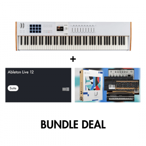 Arturia KeyLab 88 mk3 (White) + Ableton Live 12 Suite Upgrade + Free V Collection X