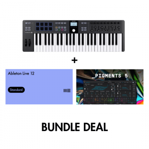 Arturia KeyLab Essential 49 mk3 (Black) + Ableton Live 12 Standard Upgrade + Free Pigments