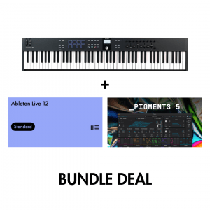 Arturia KeyLab Essential 88 mk3 (Black) + Ableton Live 12 Standard Upgrade + Free Pigments