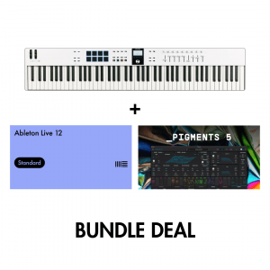 Arturia KeyLab Essential 88 mk3 (White) + Ableton Live 12 Standard Upgrade + Free Pigments